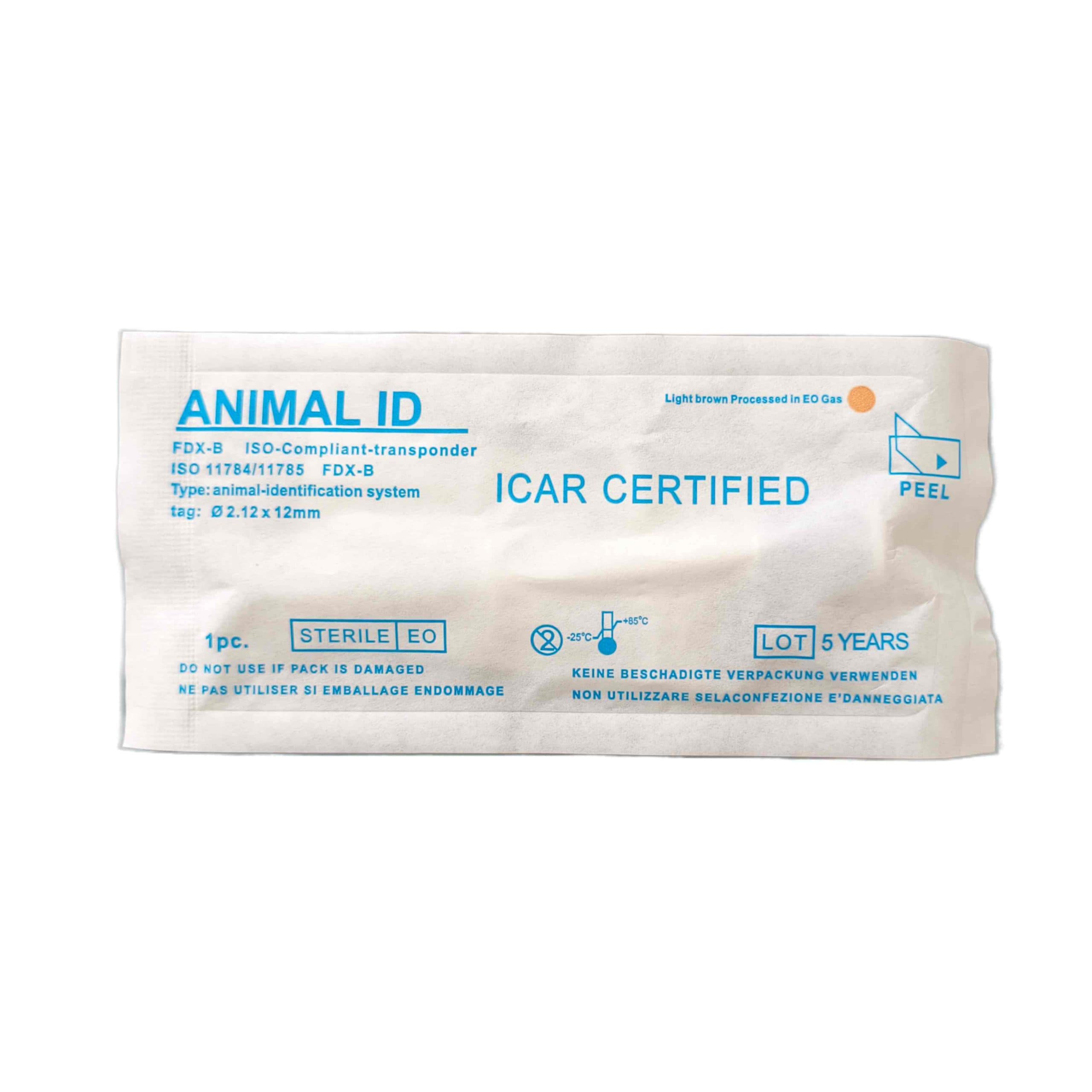 میکروچیپ مخصوص گربه و سگ Dog & cat microchip 2.12x12mm — تصویر ۲