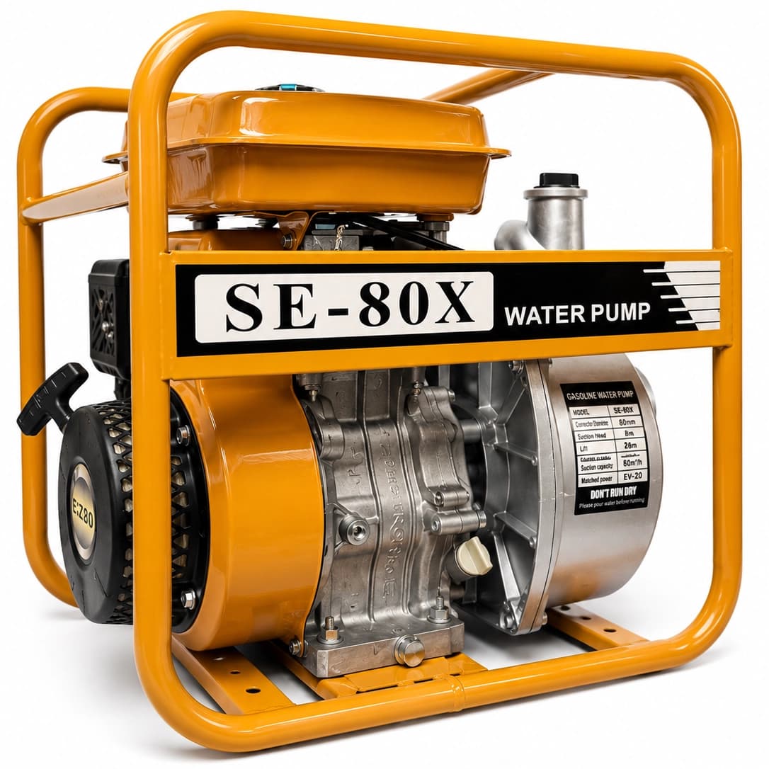 موتورپمپ بنزینی 3 اینچ فوجی روبین SE-80X | آبدهی 60 مترمکعب در ساعت — تصویر ۴