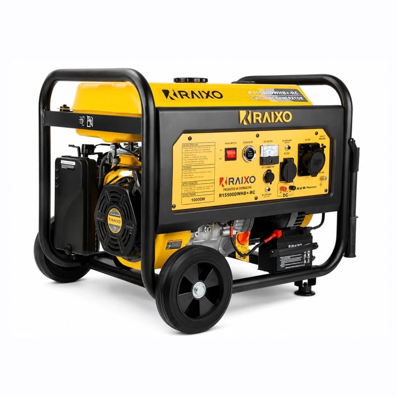 موتور برق بنزینی راکسیو 10 کیلووات مدل R15500DWHB+-RC ریموت دار