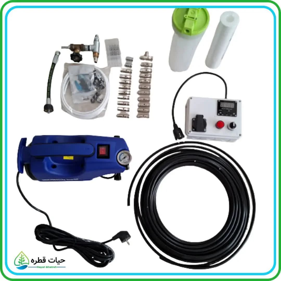 پکیج مه پاش صنعتی پر فشار 20 نازله