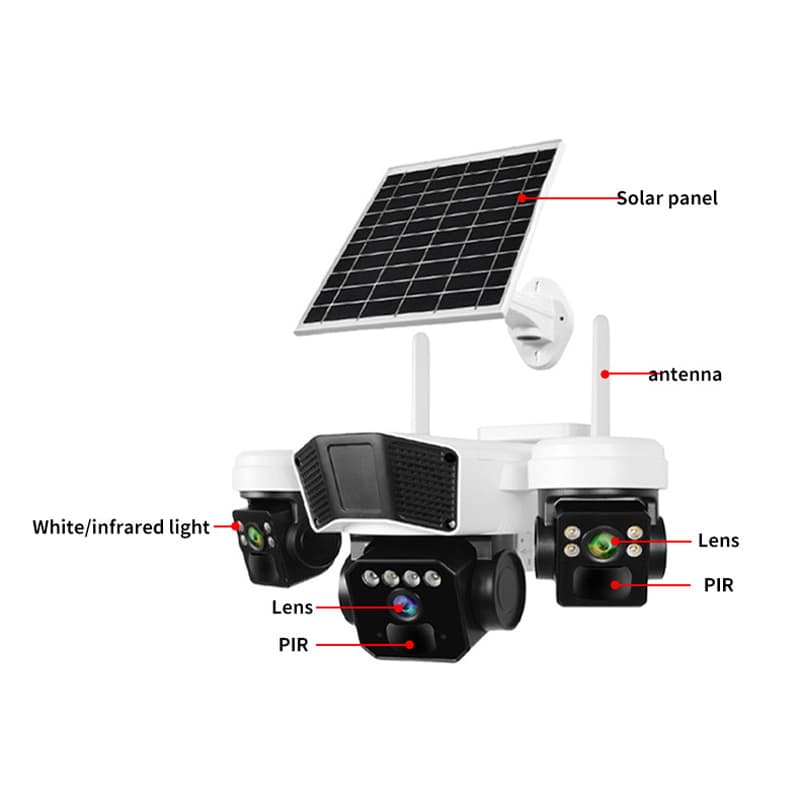 دوربین امنیتی خورشیدی اوکم(o cam pro)۳ لنز مدل TL3 — تصویر ۲