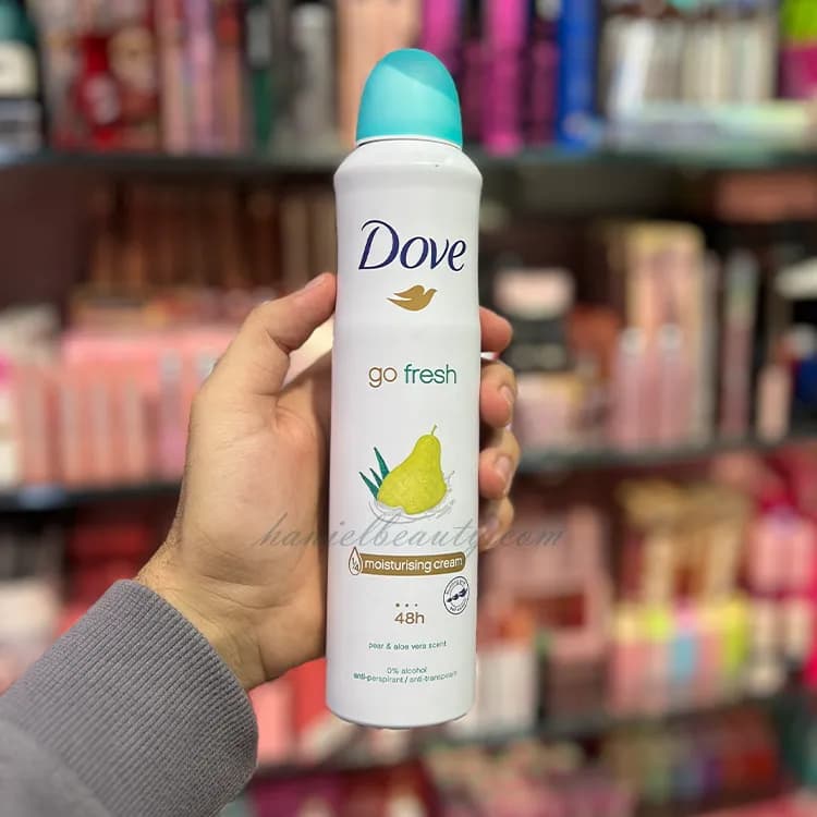اسپری ضدتعریق داو مدل Go Fresh با رایحه گلابی و آلوئه‌ورا — تصویر ۴