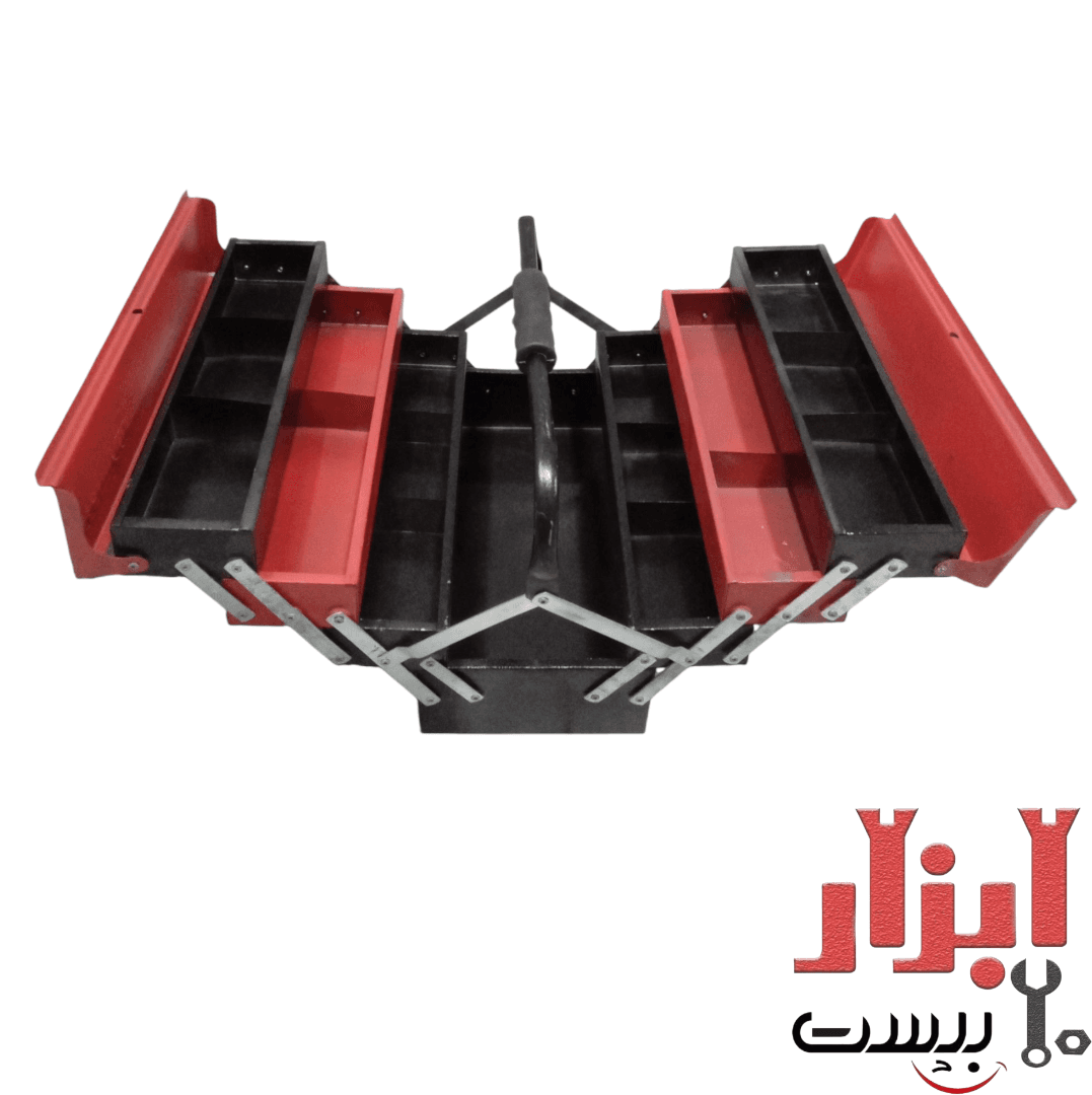 جعبه ابزار فلزی حامیکو 40 سانت 4 طبقه مدل 404 — تصویر ۴