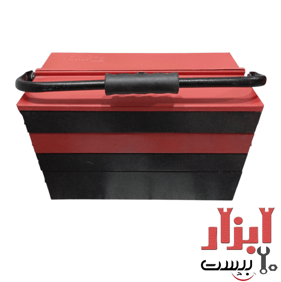 جعبه ابزار فلزی حامیکو 40 سانت 4 طبقه مدل 404 — تصویر ۳