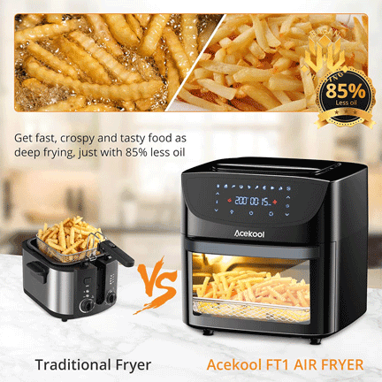 سرخ کن 18 لیتری Acekool مدل 1800f-d2 — تصویر ۶