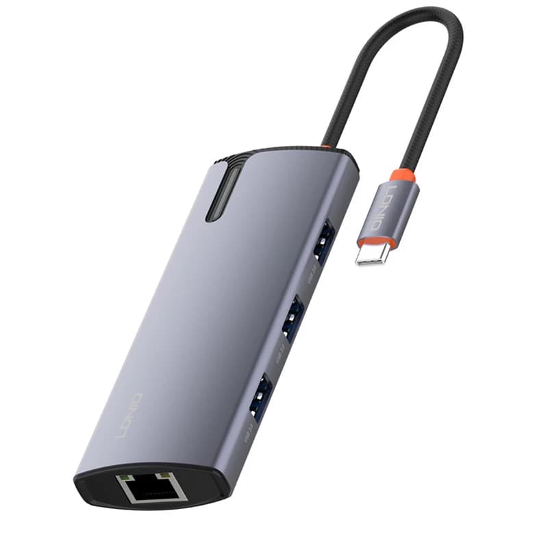 هاب 6 پورت تایپ سی الدینیو مدل DS-16U ( اورجینال ) — تصویر ۶