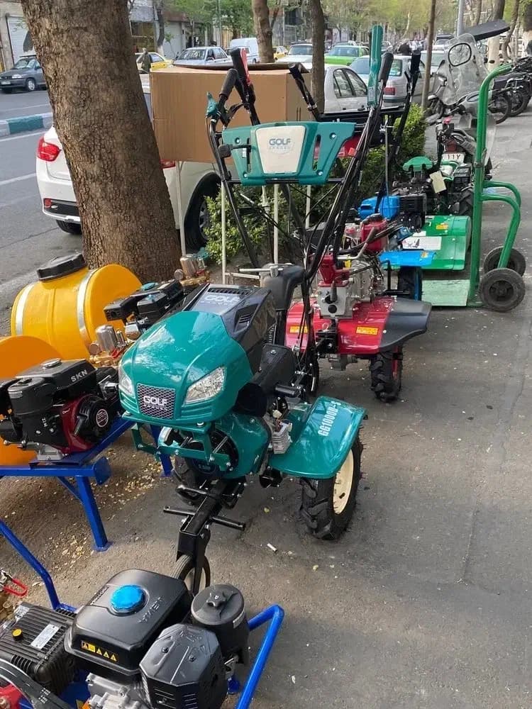 تیلر کولتیواتور دیزل گلف گاردن ۷ اسب بخار مدل SC1000 هندلی گیربکسی — تصویر ۶