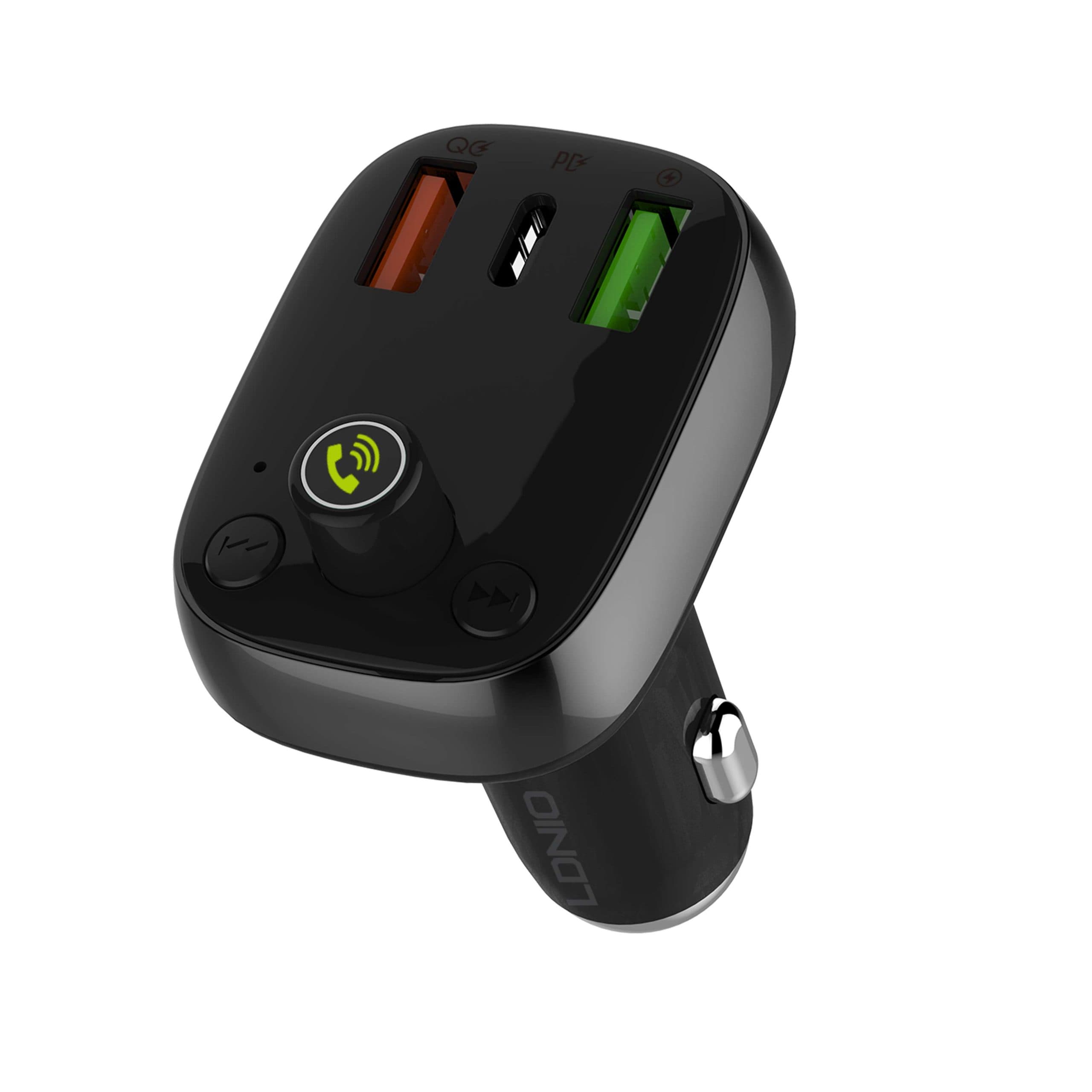 شارژر فندکی و اف ام پلیر بلوتوثی 36W الدینیو مدل C704Q ( اورجینال ) — تصویر ۹