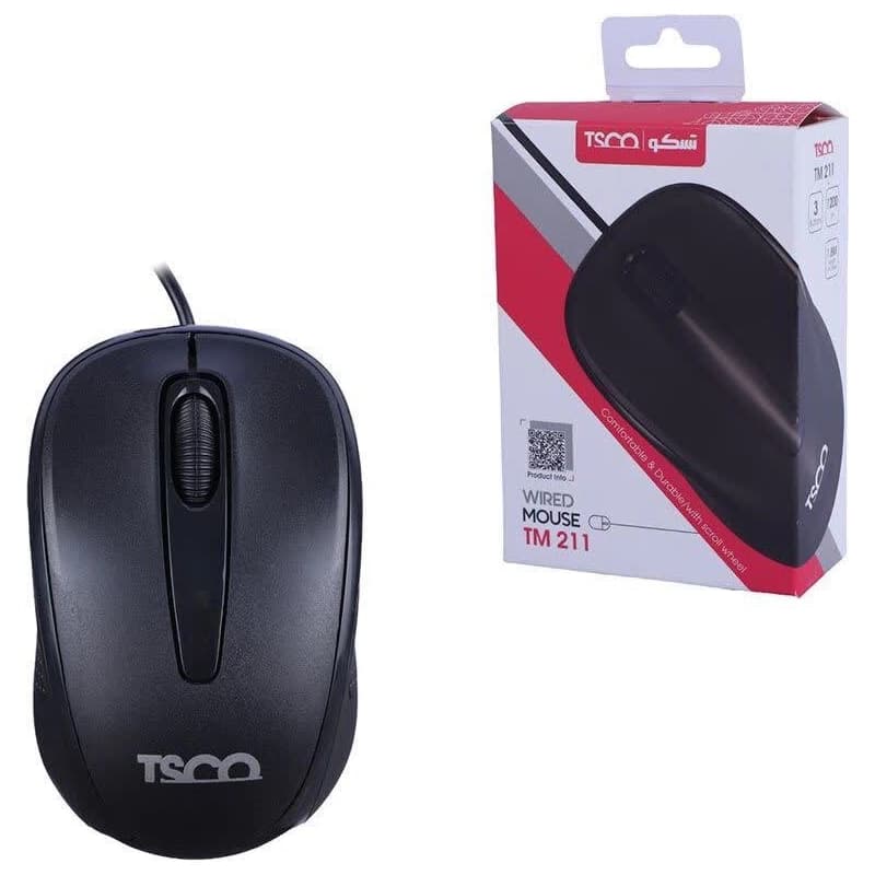 موس تسکو با سیم مدل TM-211 — تصویر ۴