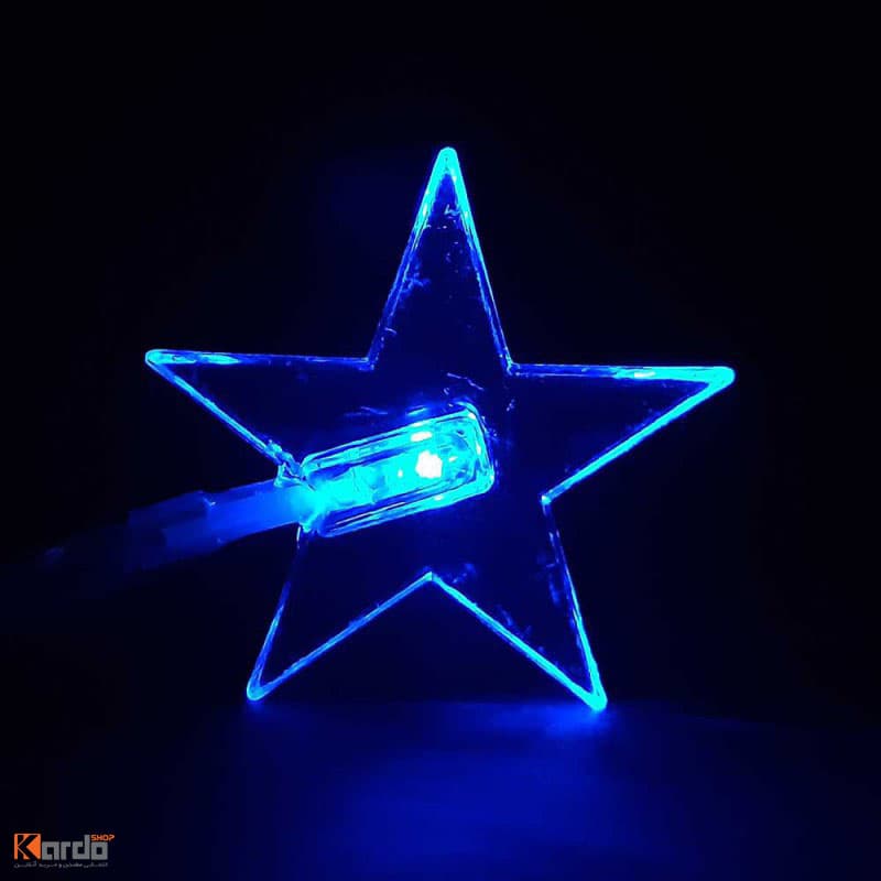 ریسه LED ستاره شفاف — تصویر ۳