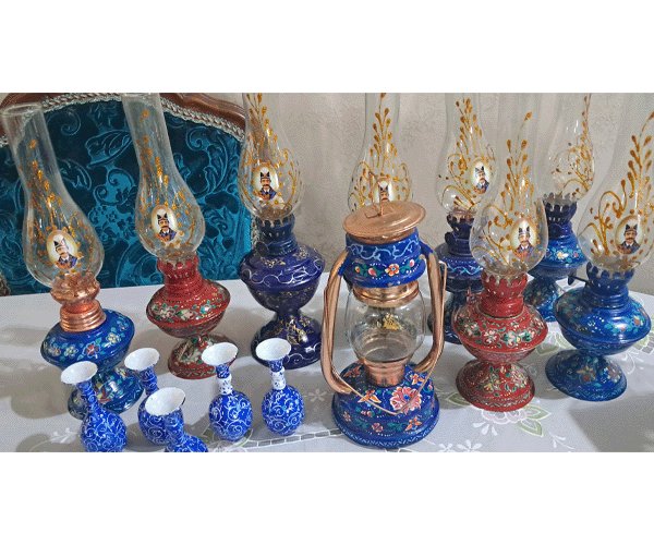 چراغ گرد سوز مسی شاه عباسی — تصویر ۹