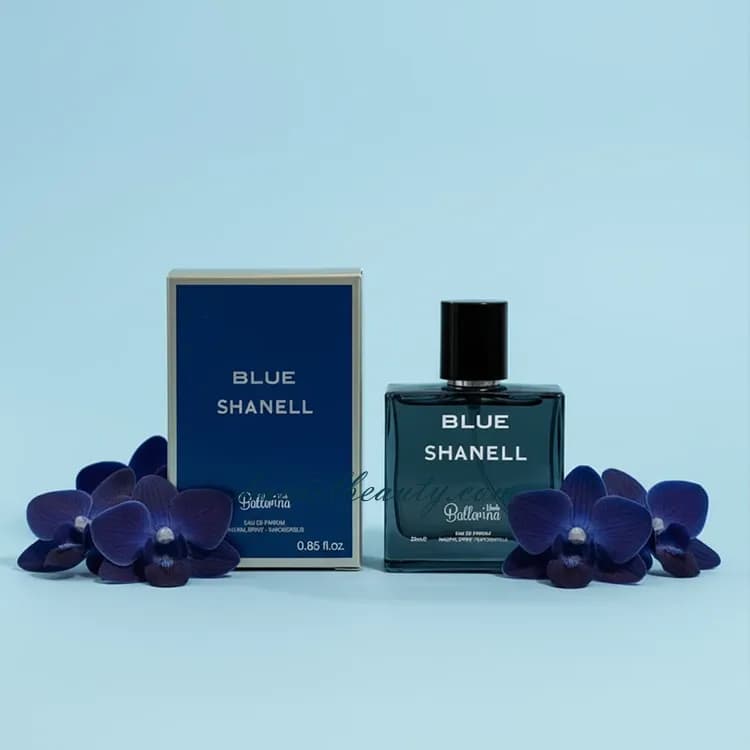 ادکلن مردانه BLUE SHANELL حجم 25 میل با رایحه خنک و ماندگار — تصویر ۴