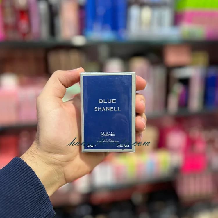 ادکلن مردانه BLUE SHANELL حجم 25 میل با رایحه خنک و ماندگار — تصویر ۲