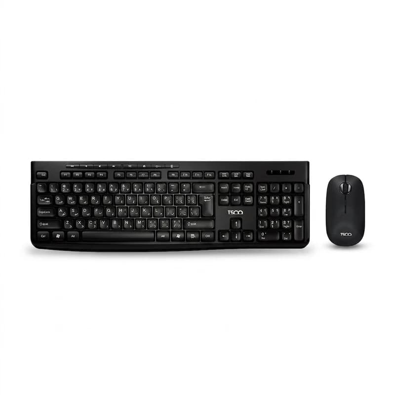کیبورد و موس تسکو بی سیم مدل TKM-7027 W
