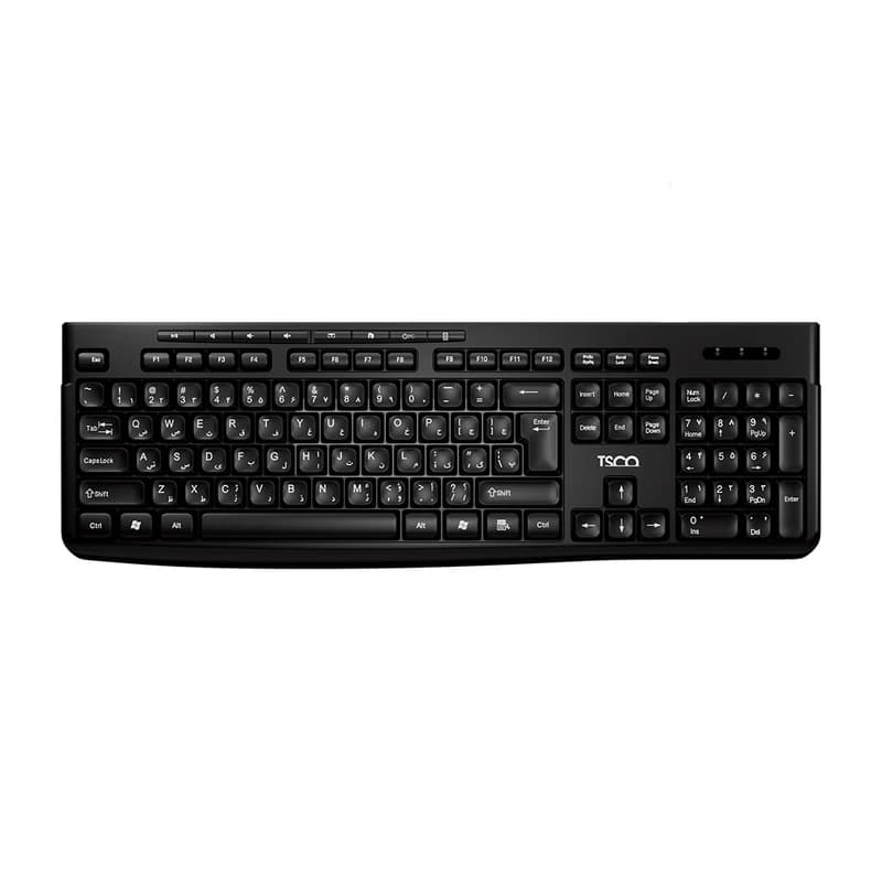 کیبورد و موس تسکو بی سیم مدل TKM-7027 W — تصویر ۲