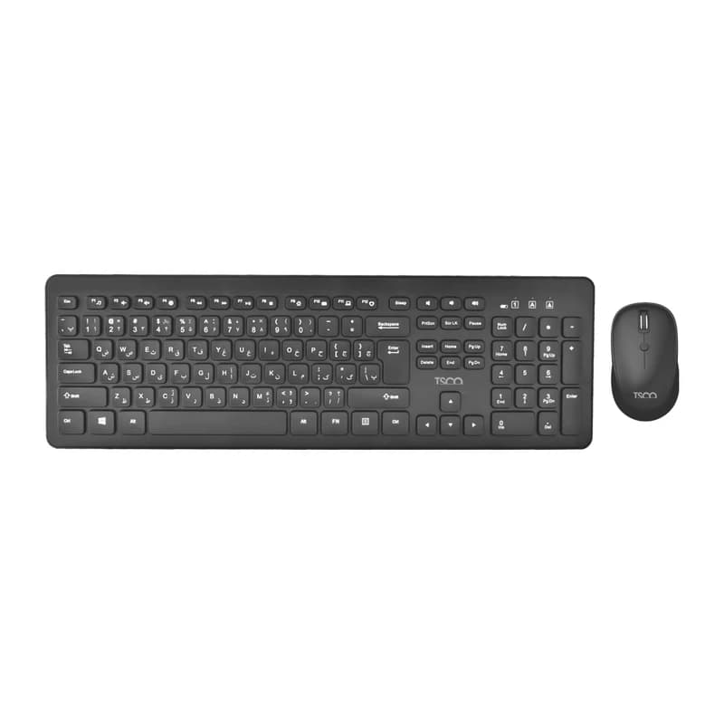 کیبورد و موس تسکو بی سیم مدل TKM-7011 WN