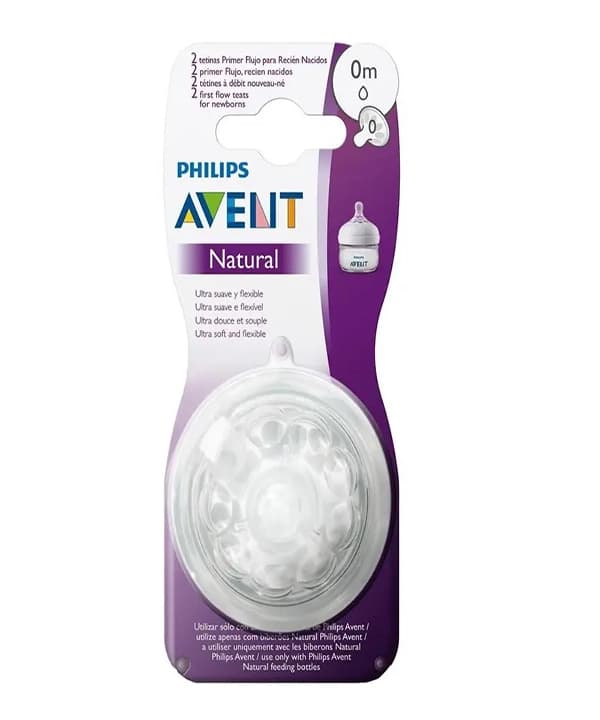 سرشیشه یک قطره(نیم قطره) نچرال ریسپانس اونت Philips avent — تصویر ۲