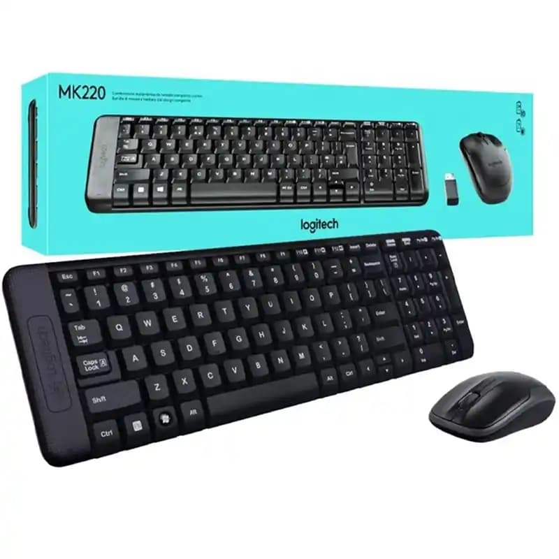 کیبورد و موس لاجیتک مدل MOUSE &amp; KEYBOARD LOGITECH MK220 WIRELESS — تصویر ۳