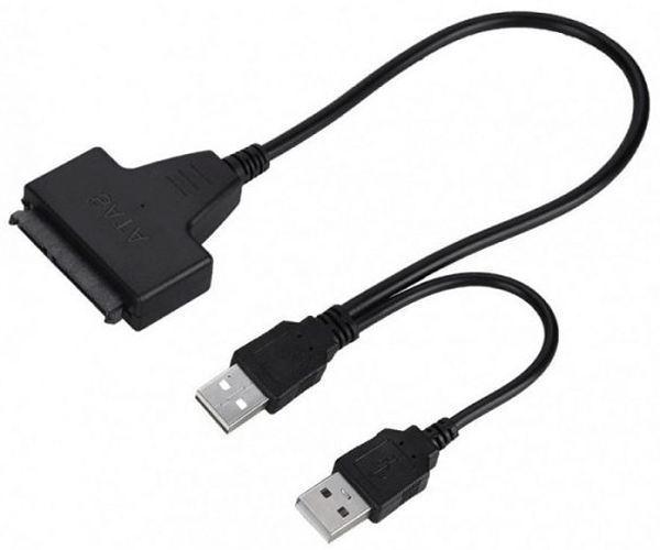 کابل تبدیل SATA به USB با طول ۲۵ سانتیمتر
