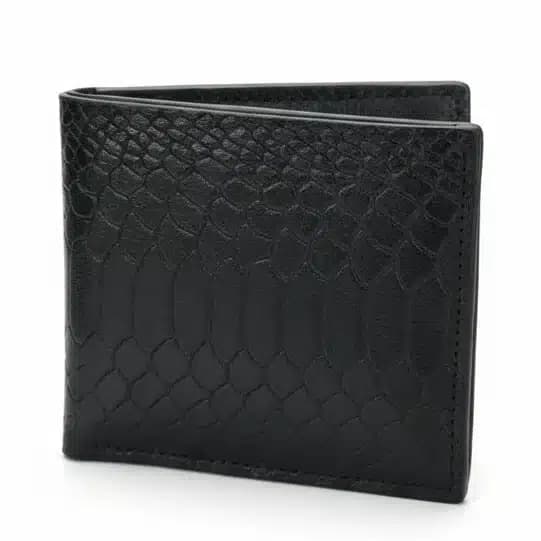 کیف پول مردانه چرم طبیعی طرح پیتون دست ساز آپتین — تصویر ۷