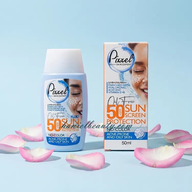 کرم ضد آفتاب پیکسل پوست چرب بدون رنگ SPF 50
