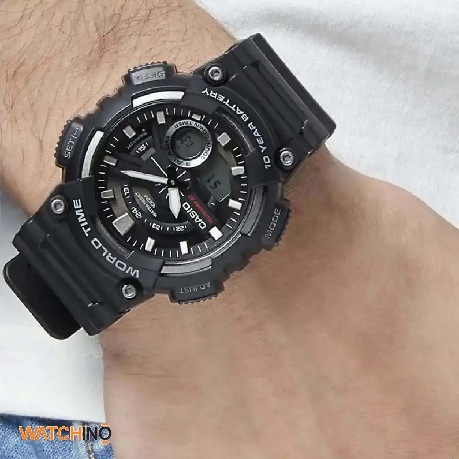 ساعت مچی مردانه کاسیو مدل CASIO-AEQ-110W-1A — تصویر ۸