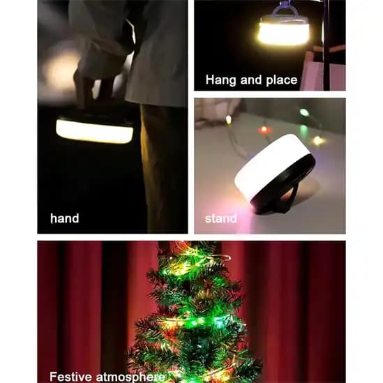 ریسه شارژی کمپینگ 8 متری مدل String Lights YD-2314 — تصویر ۱۱