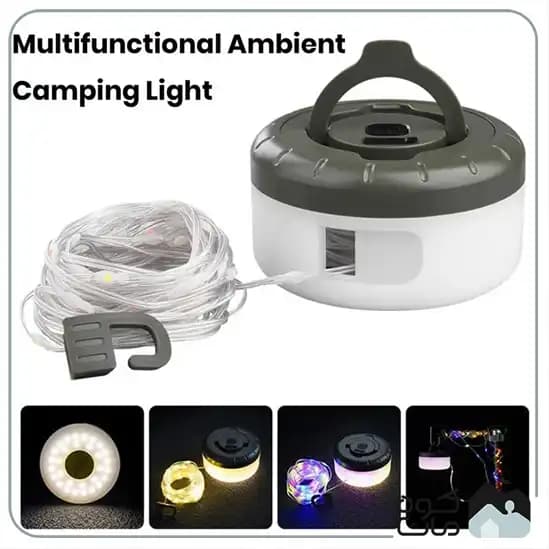 ریسه شارژی کمپینگ 8 متری مدل String Lights YD-2314 — تصویر ۷