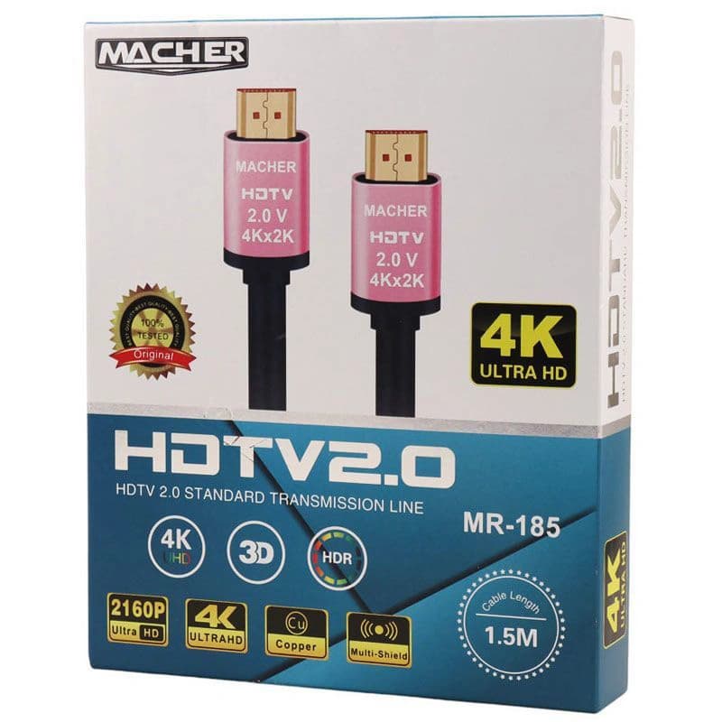 کابل HDMI مچر 1.5 متر مدل HDMI Macher MR-185 — تصویر ۴