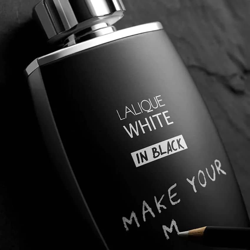 عطر ادکلن لالیک وایت این بلک مردانه اصل — تصویر ۷