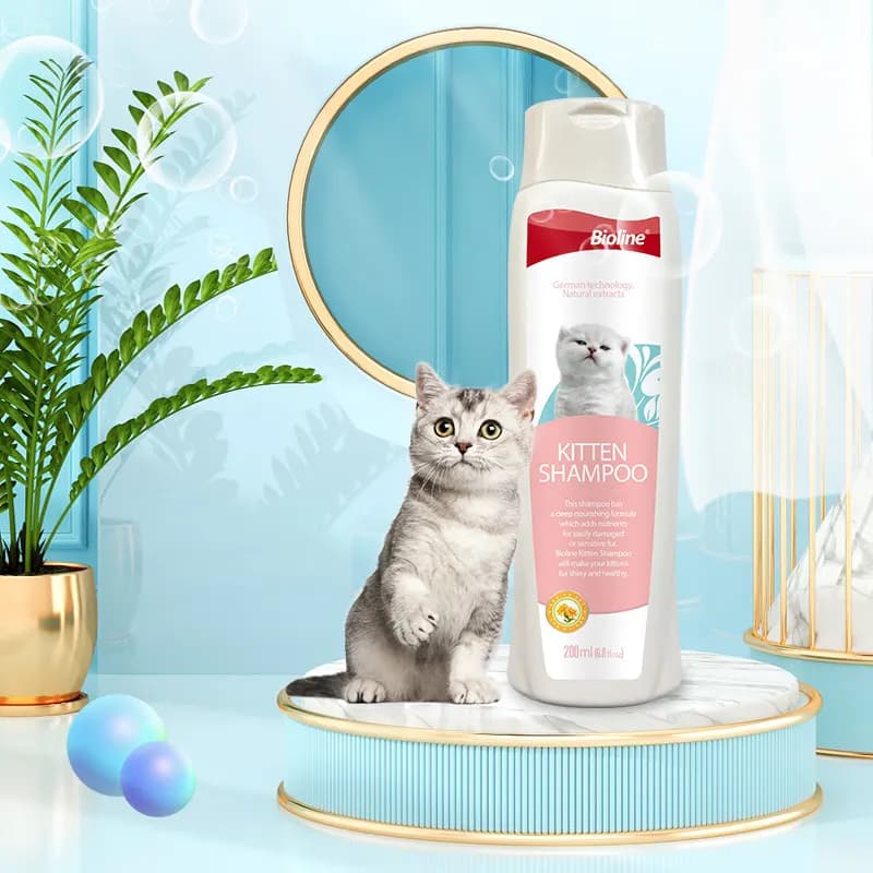 شامپو بچه گربه بایولاین kitten shampoo — تصویر ۲