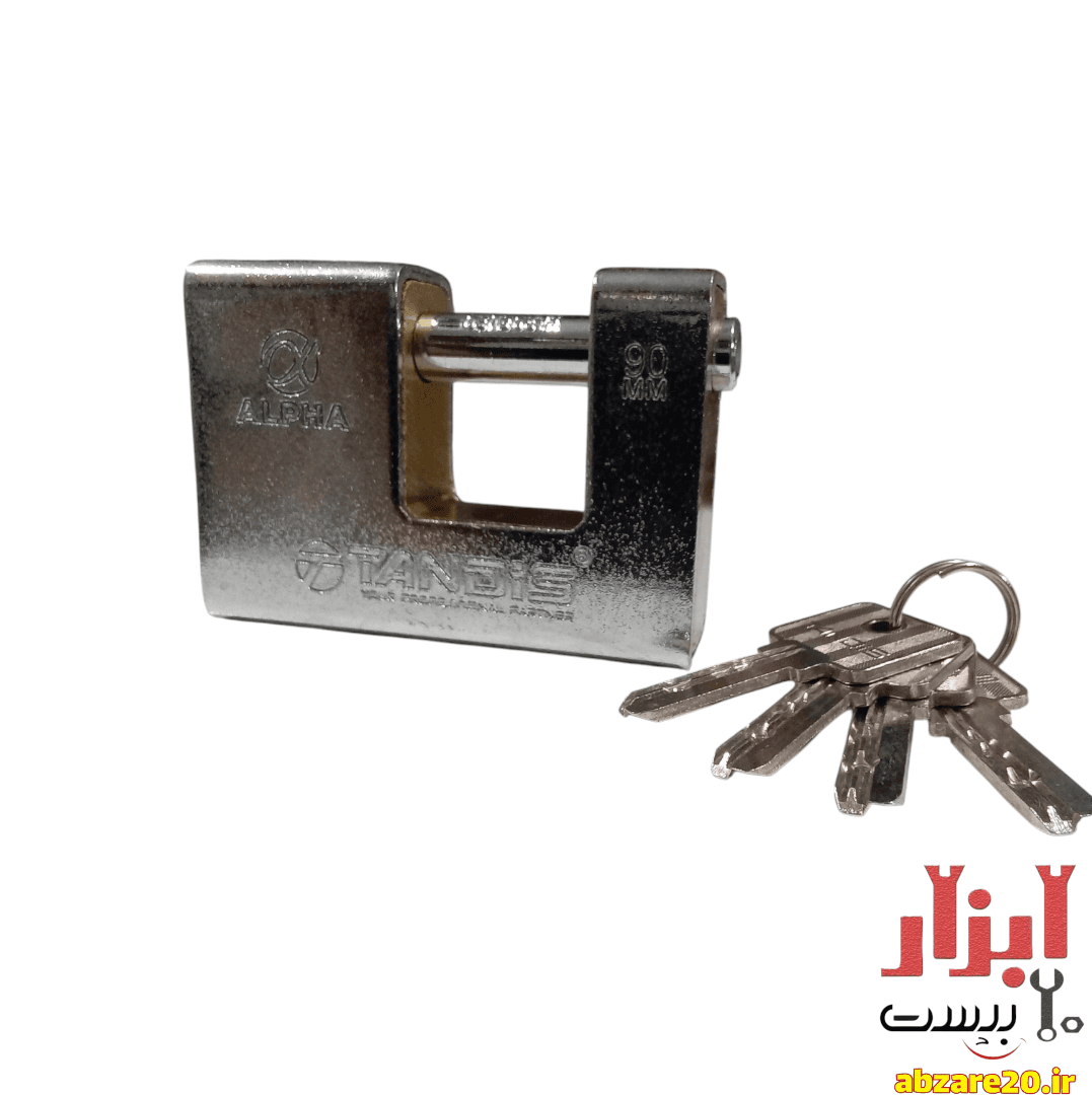 قفل کتابی تمام روکش تندیس 90 میلی متر — تصویر ۳