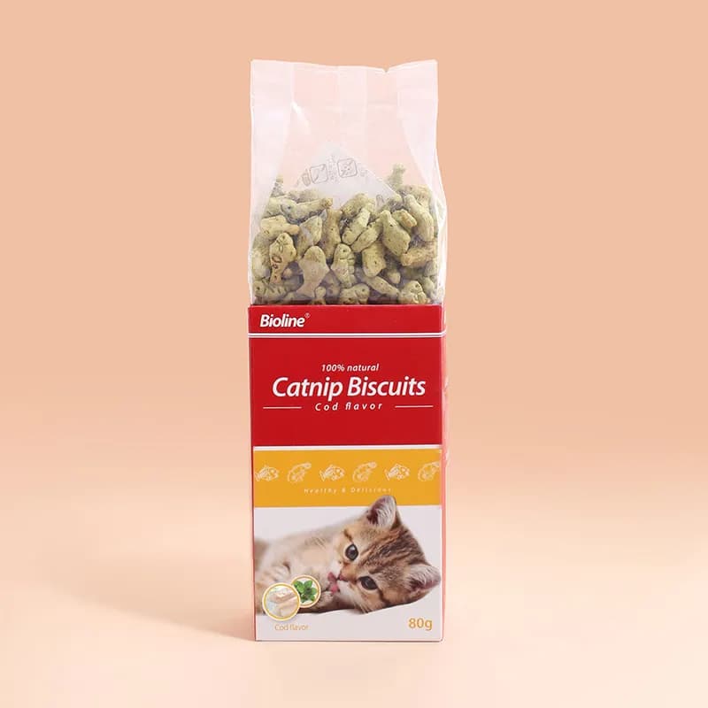 بیسکوئیت کت نیپ دار (تشویقی گربه)