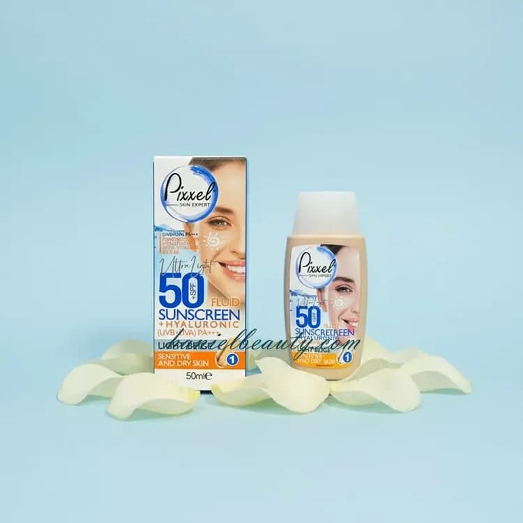 کرم ضد آفتاب پیکسل بژ روشن پوست خشک SPF 50 — تصویر ۸
