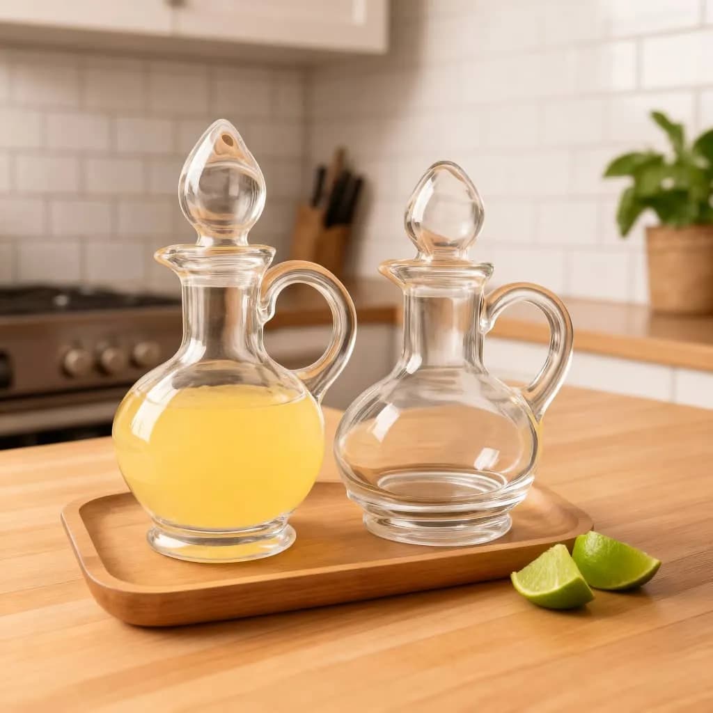 ظرف آبلیمو و روغن پاشاباغچه مدل دافی کد 90158 — تصویر ۴