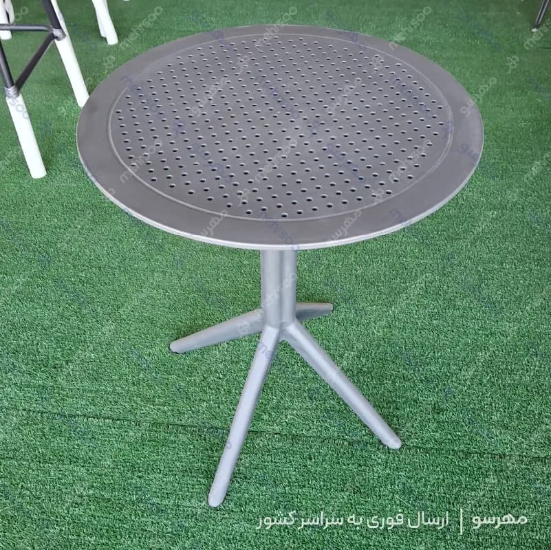 میز پلیمری اسکای قطر 60 — تصویر ۹