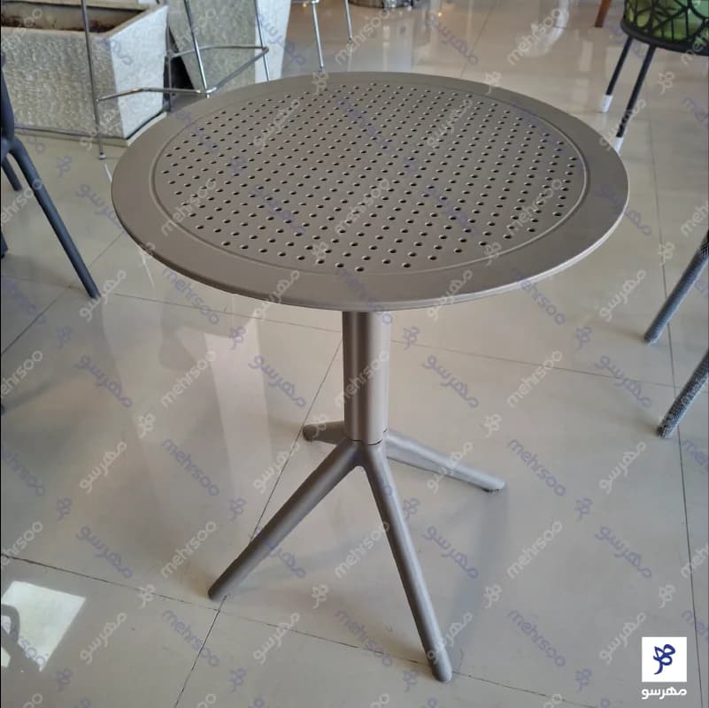 میز پلیمری اسکای قطر 60 — تصویر ۶