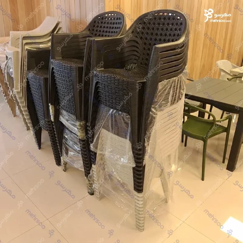 صندلی حصیری پلاستیکی طرح خاتون — تصویر ۱۲