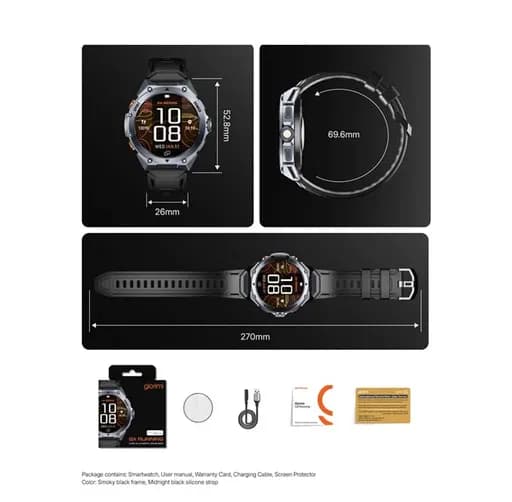 ساعت هوشمند گلوریمی Glorimi GX Running با گارانتی 18 ماهه شرکتی — تصویر ۴