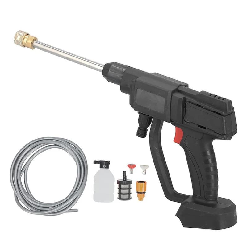 کارواش تفنگی 48V دو باتری Cleaning Gun — تصویر ۲