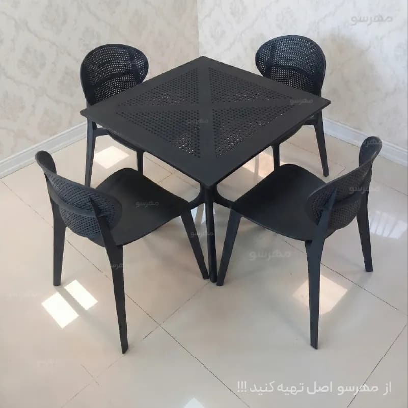 میز و صندلی ناهارخوری آسمان 1 (4نفره)