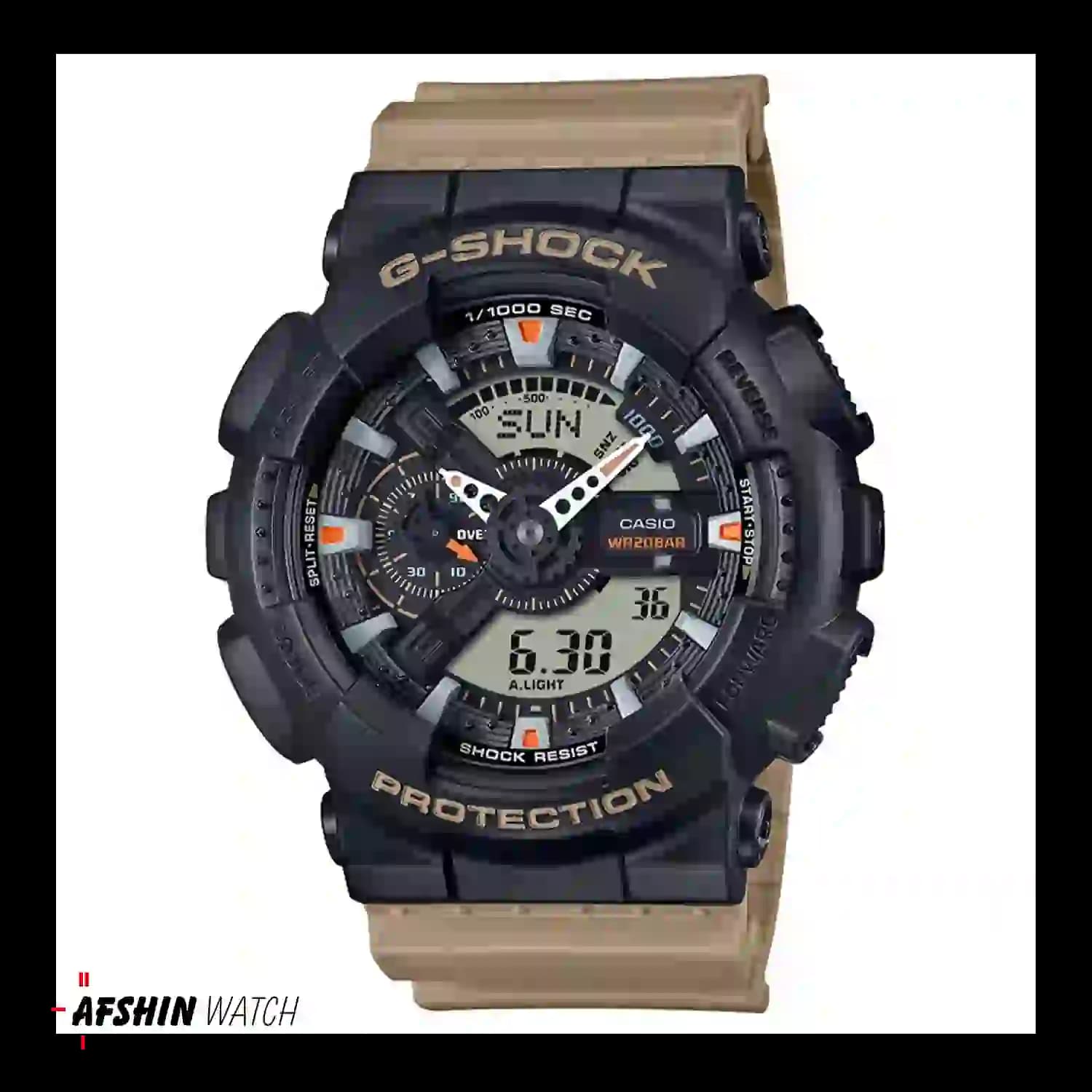 ساعت مچی مردانه کاسیو G-SHOCK مدل GA-110TU-1A5DR