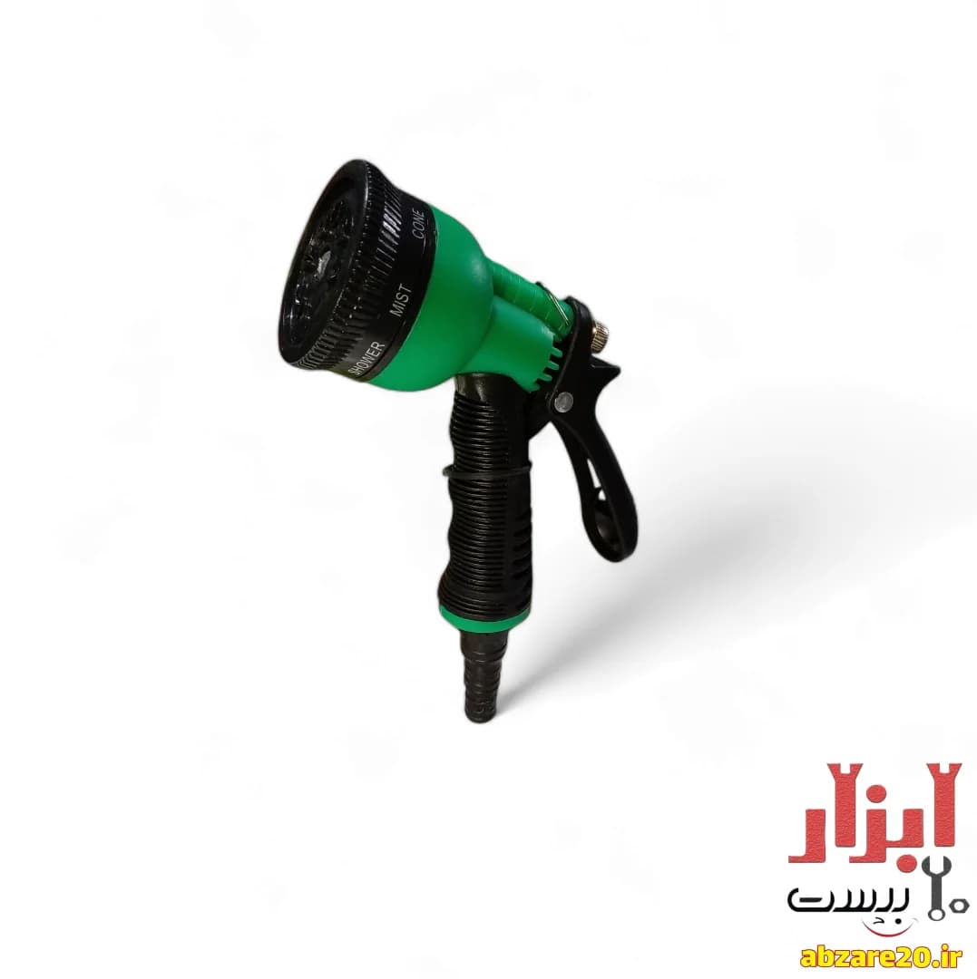 آبپاش سر شلنگی 7 حالته پلاستیکی — تصویر ۶