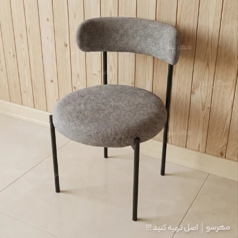 صندلی روبی (فلزی تشک دار)