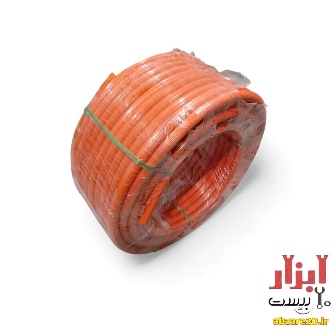 شیلنگ آب 2 اینچ دو لایه نخ دار نارنجی — تصویر ۲