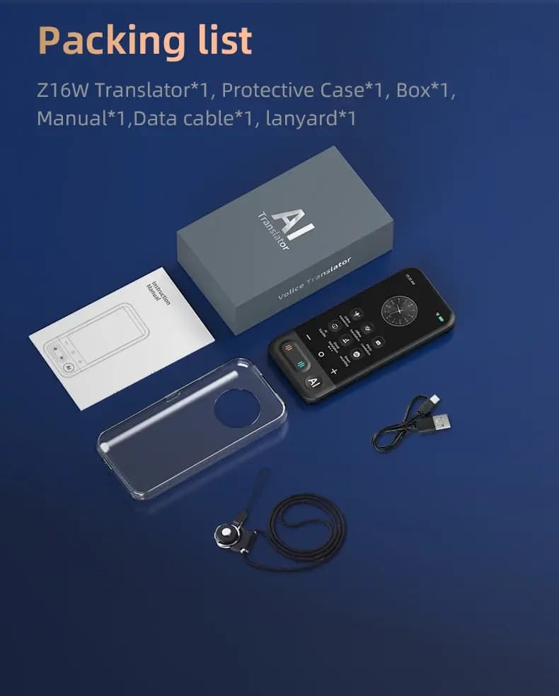 مترجم هوش مصنوعی مدل Z16 | ترجمه آفلاین و آنلاین ۱۳۹ زبان (شامل فارسی آفلاین) — تصویر ۳