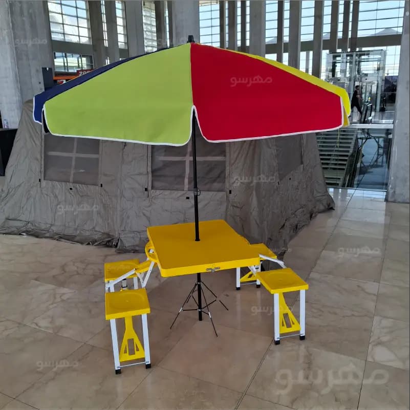 میز و صندلی تاشو همسفر (مسافرتی 4 نفره) — تصویر ۹