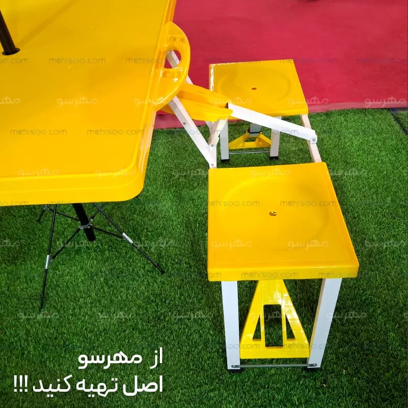 میز و صندلی تاشو همسفر (مسافرتی 4 نفره) — تصویر ۵