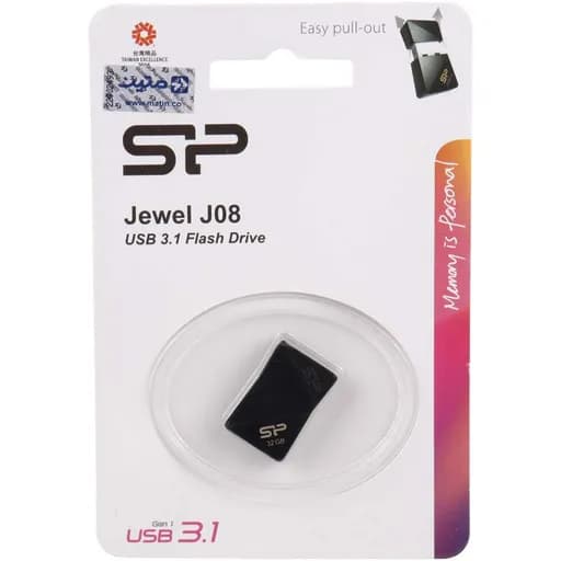فلش مموری 64 گیگابایت سیلیکون پاور مدل Silicon Power Jewel J08 USB 3.1 با گارانتی 60 ماهه شرکتی — تصویر ۵
