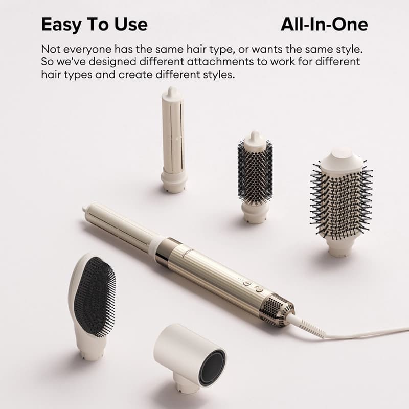 سشوار و حالت‌دهنده مو Airbot Aria HyperStyler HD198 — تصویر ۷